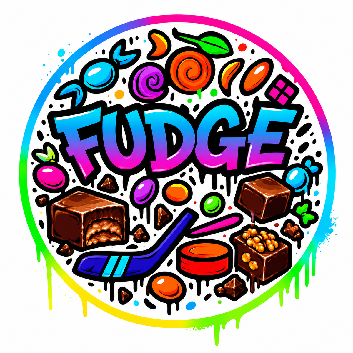 Slapshot Sweets fudge box